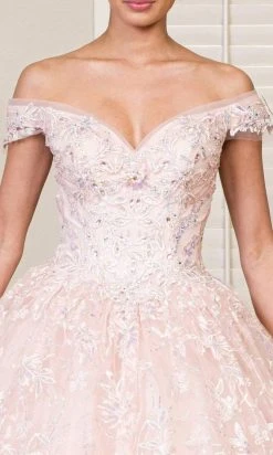 Elizabeth K - GL1942 Wide Neck Embellished Ballgown 7 Elizabeth K - GL1942 Wide Neck Embellished Ballgown