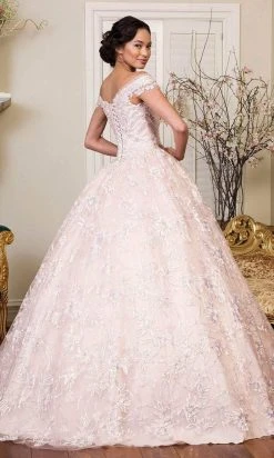 Elizabeth K - GL1942 Wide Neck Embellished Ballgown 6 Elizabeth K - GL1942 Wide Neck Embellished Ballgown