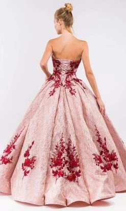 Elizabeth K - GL1957 Rosette Embroidered Ballgown 17 Elizabeth K - GL1957 Rosette Embroidered Ballgown