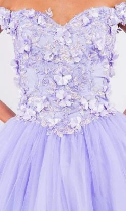 Elizabeth K - GL1960 Floral Ombre Ballgown 8 Elizabeth K - GL1960 Floral Ombre Ballgown