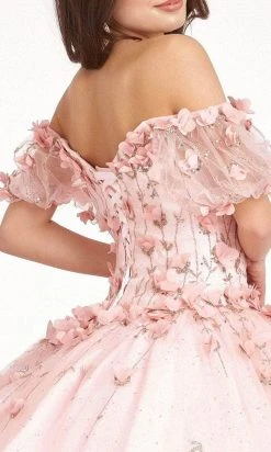 Elizabeth K GL1975 - Floral Glitter Ballgown 34 Elizabeth K GL1975 - Floral Glitter Ballgown