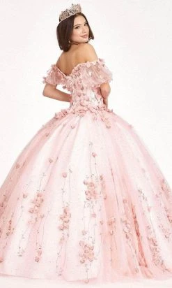 Elizabeth K GL1975 - Floral Glitter Ballgown 30 Elizabeth K GL1975 - Floral Glitter Ballgown
