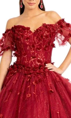 Elizabeth K GL1975 - Floral Glitter Ballgown 27 Elizabeth K GL1975 - Floral Glitter Ballgown