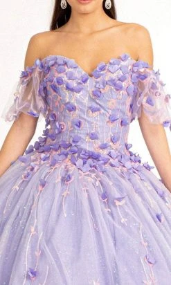 Elizabeth K GL1975 - Floral Glitter Ballgown 38 Elizabeth K GL1975 - Floral Glitter Ballgown