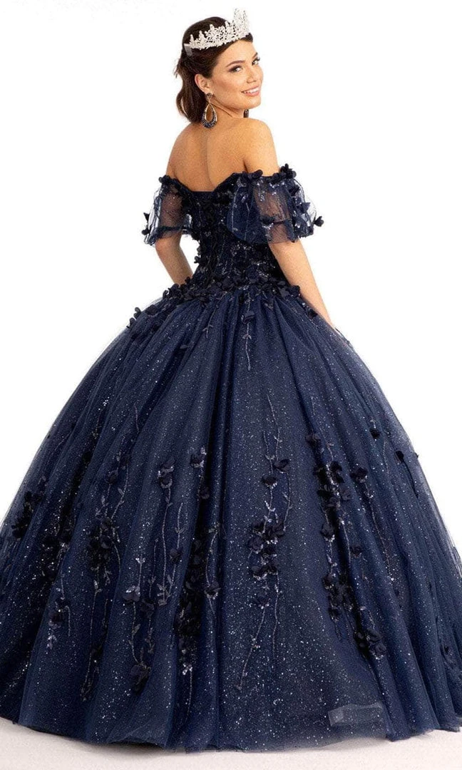 Elizabeth K GL1975 - Floral Glitter Ballgown 20 Elizabeth K GL1975 - Floral Glitter Ballgown