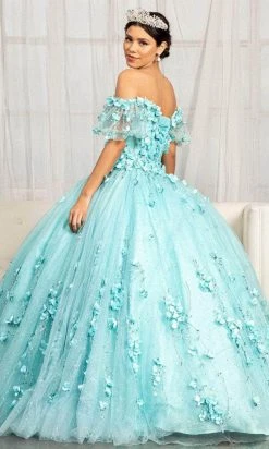 Elizabeth K GL1975 - Floral Glitter Ballgown 41 Elizabeth K GL1975 - Floral Glitter Ballgown