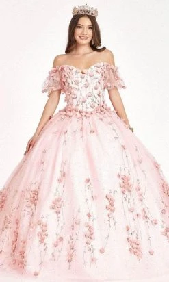 Elizabeth K GL1975 - Floral Glitter Ballgown 29 Elizabeth K GL1975 - Floral Glitter Ballgown