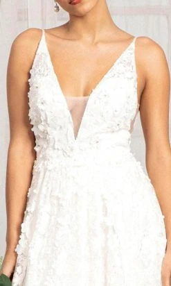 Elizabeth K GL1984 - Sleeveless Floral A-Line Dress 11 Elizabeth K GL1984 - Sleeveless Floral A-Line Dress