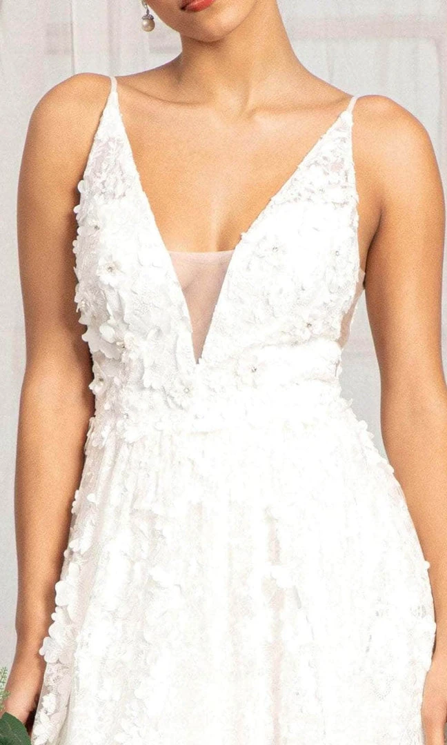 Elizabeth K GL1984 - Sleeveless Floral A-Line Dress 7 Elizabeth K GL1984 - Sleeveless Floral A-Line Dress