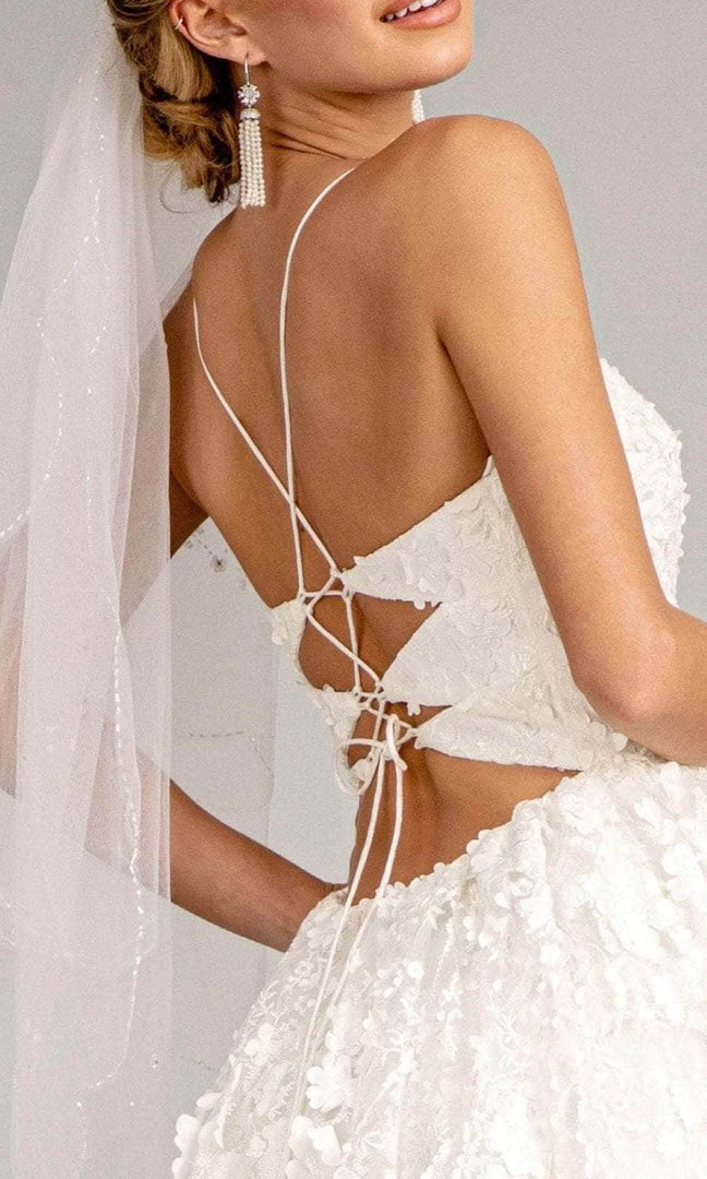 Elizabeth K GL1985 - Sleeveless Floral Wedding Dress 6 Elizabeth K GL1985 - Sleeveless Floral Wedding Dress