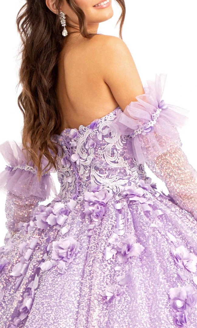 Elizabeth K GL1986 - Sweetheart Neck With Removable Sleeve Long Gown 11 Elizabeth K GL1986 - Sweetheart Neck With Removable Sleeve Long Gown