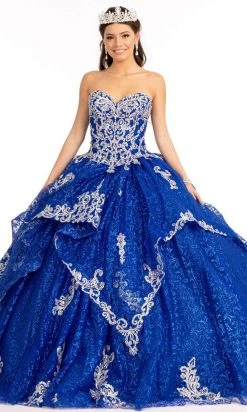 Elizabeth K GL1987 - Strapless Sweetheart Neckline Ball Gown 14 Elizabeth K GL1987 - Strapless Sweetheart Neckline Ball Gown