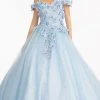 Elizabeth K GL1988 - Sweetheart Floral Prom Ballgown