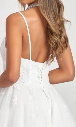 Elizabeth K GL1989 - Sleeveless V-neckline Ball Gown 17 Elizabeth K GL1989 - Sleeveless V-neckline Ball Gown