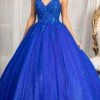 Elizabeth K GL1989 - Sleeveless V-neckline Ball Gown 2 Elizabeth K GL1989 - Sleeveless V-neckline Ball Gown