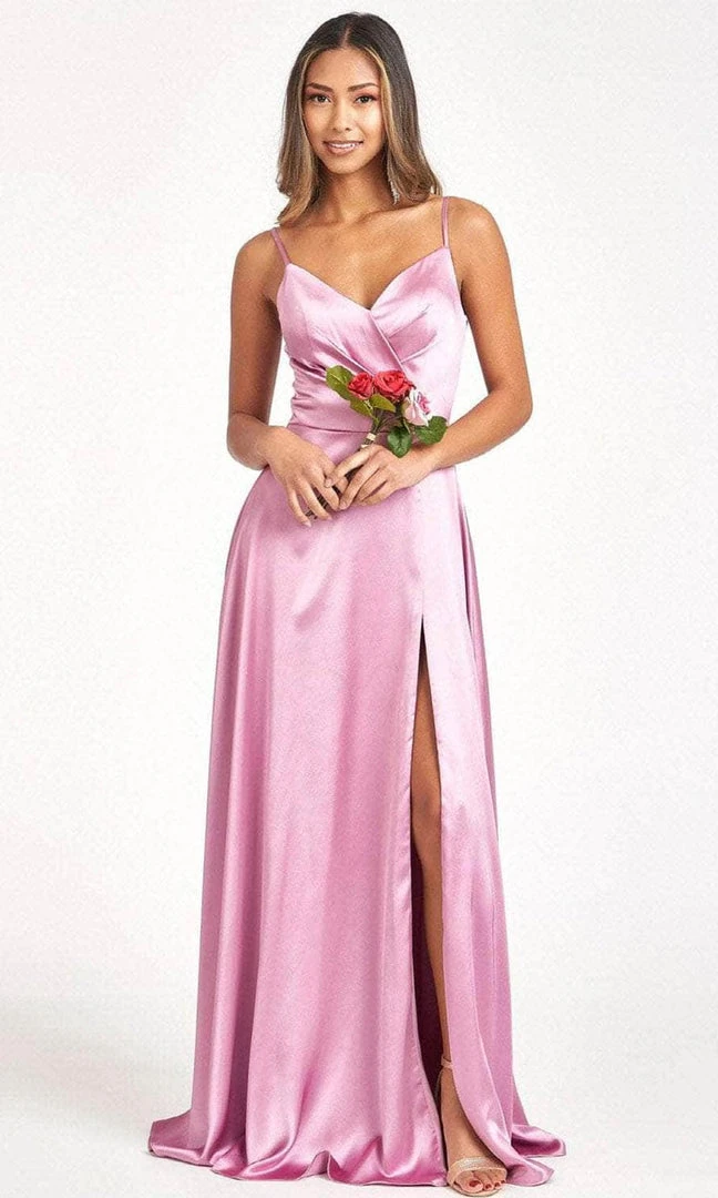 Elizabeth K GL1993 - Spaghetti Strap V-Neck Prom Dress With Slit 7 Elizabeth K GL1993 - Spaghetti Strap V-Neck Prom Dress With Slit