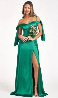 Elizabeth K GL1994 - Tie Strap Satin A-Line Prom Dress 25 Elizabeth K GL1994 - Tie Strap Satin A-Line Prom Dress