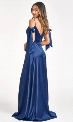 Elizabeth K GL1994 - Tie Strap Satin A-Line Prom Dress 32 Elizabeth K GL1994 - Tie Strap Satin A-Line Prom Dress