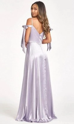 Elizabeth K GL1994 - Tie Strap Satin A-Line Prom Dress 42 Elizabeth K GL1994 - Tie Strap Satin A-Line Prom Dress