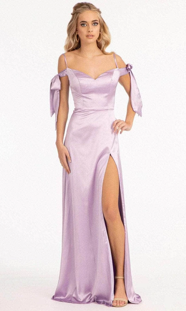 Elizabeth K GL1994 - Tie Strap Satin A-Line Prom Dress 8 Elizabeth K GL1994 - Tie Strap Satin A-Line Prom Dress