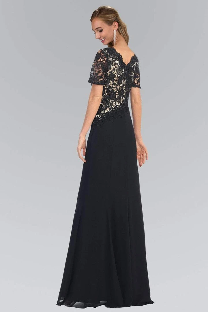 Long Dresses Elizabeth K - GL2000 Lace V-Neck A-Line Dress 4 Long Dresses Elizabeth K - GL2000 Lace V-Neck A-Line Dress