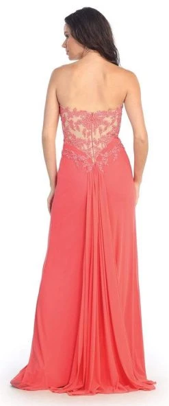 Elizabeth K - GL2016 Embroidered Sweetheart A-Line Dress