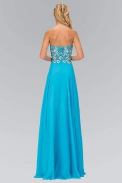 Elizabeth K - GL2018 Strapless Embroidered Chiffon Gown 13 Elizabeth K - GL2018 Strapless Embroidered Chiffon Gown