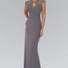 Elizabeth K - GL2058 Embellished High Neck Gown 1 Elizabeth K - GL2058 Embellished High Neck Gown