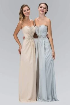 Elizabeth K - GL2060 Crystal Beaded Strapless Sweetheart A-Line Gown 19 Elizabeth K - GL2060 Crystal Beaded Strapless Sweetheart A-Line Gown