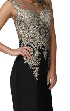 Elizabeth K - GL2166-1 Beaded Lace Applique Embellished Gown 7 Elizabeth K - GL2166-1 Beaded Lace Applique Embellished Gown