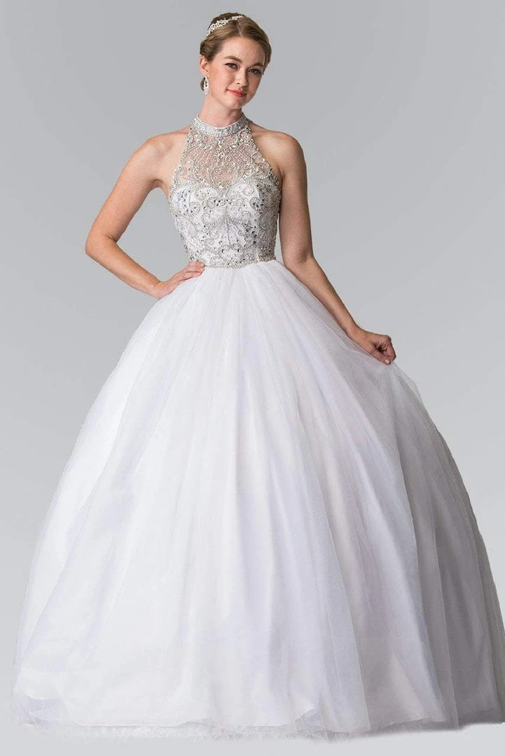 Elizabeth K - GL2206 High Illusion Ornate Ballgown 5 Elizabeth K - GL2206 High Illusion Ornate Ballgown