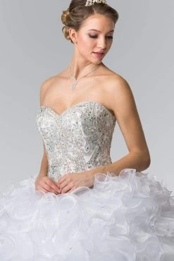 Elizabeth K - GL2209 Ruffled Sweetheart Ballgown 12 Elizabeth K - GL2209 Ruffled Sweetheart Ballgown