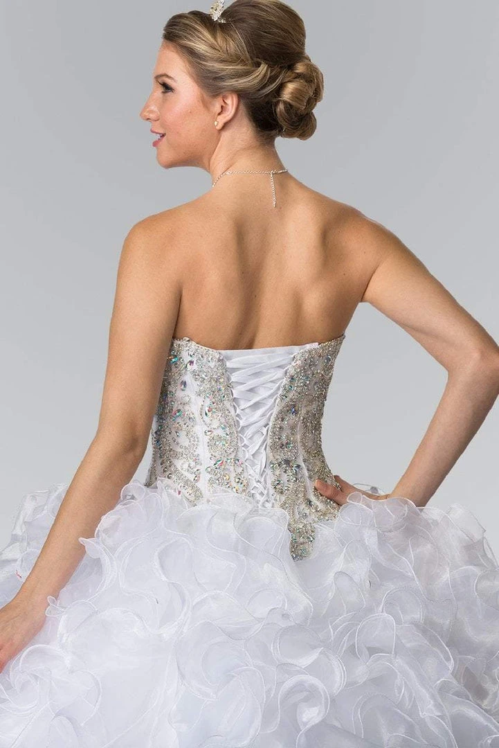 Elizabeth K - GL2209 Ruffled Sweetheart Ballgown 8 Elizabeth K - GL2209 Ruffled Sweetheart Ballgown