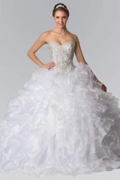 Elizabeth K - GL2209 Ruffled Sweetheart Ballgown 10 Elizabeth K - GL2209 Ruffled Sweetheart Ballgown