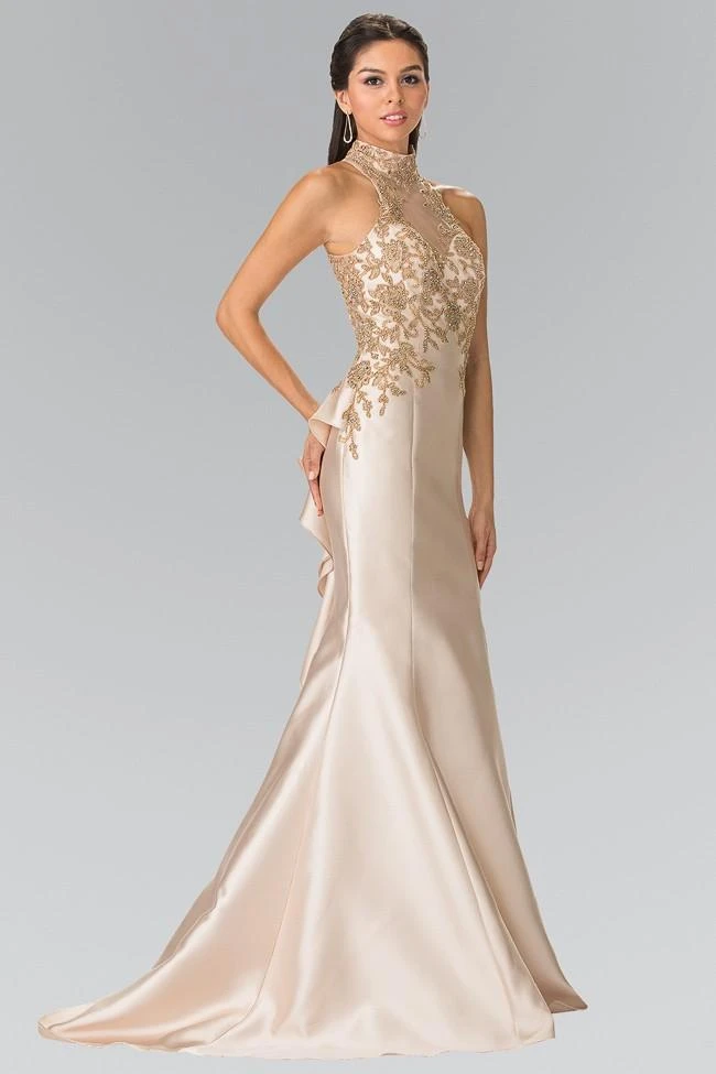 Elizabeth K - GL2280 High Neck Mermaid Gown 3 Elizabeth K - GL2280 High Neck Mermaid Gown