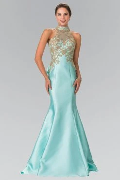Elizabeth K - GL2280 High Neck Mermaid Gown 8 Elizabeth K - GL2280 High Neck Mermaid Gown