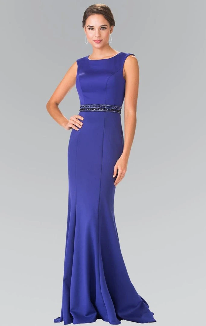 Elizabeth K - GL2306 Sleeveless Jewel Long Dress 5 Elizabeth K - GL2306 Sleeveless Jewel Long Dress