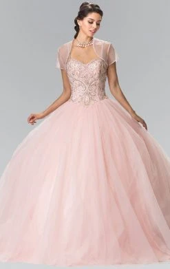 Elizabeth K - GL2350 Sleeveless Beaded Ballgown