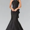 Elizabeth K - GL2353 Beaded High Neck Charmeuse Mermaid Gown 2 Elizabeth K - GL2353 Beaded High Neck Charmeuse Mermaid Gown