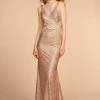 Elizabeth K - GL2509 Jeweled Halter Strap Glitter Long Gown 2 Elizabeth K - GL2509 Jeweled Halter Strap Glitter Long Gown
