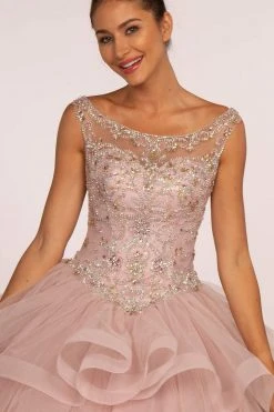 Elizabeth K - GL2517 Bead Embellished Ruffled Quinceanera