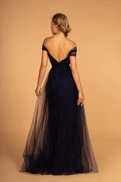 Elizabeth K - GL2610 Cold Shoulder Sweetheart Neck Tulle A-Line Gown 24 Elizabeth K - GL2610 Cold Shoulder Sweetheart Neck Tulle A-Line Gown