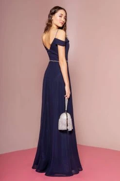 Elizabeth K - GL2665 Surplice Off Shoulder High Slit Gown 11 Elizabeth K - GL2665 Surplice Off Shoulder High Slit Gown