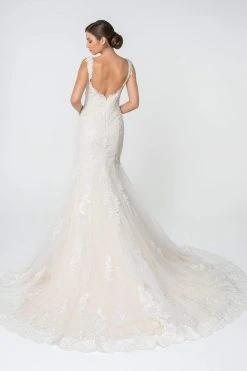 Elizabeth K - GL2819 Lace Sweetheart Mermaid Gown With Train