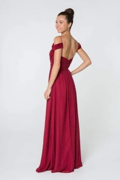 Elizabeth K - GL2824 Ruched Crisscross Bodice Chiffon Dress 31 Elizabeth K - GL2824 Ruched Crisscross Bodice Chiffon Dress