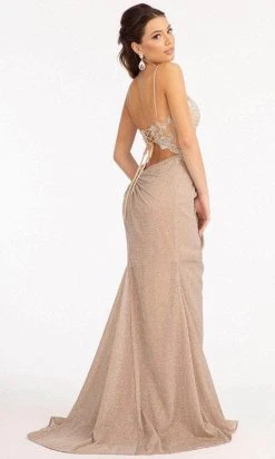 Elizabeth K GL3030 - Sequin Embroidered Prom Gown