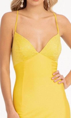 Elizabeth K GL3035 - Lace Up Back Mermaid Prom Dress 28 Elizabeth K GL3035 - Lace Up Back Mermaid Prom Dress