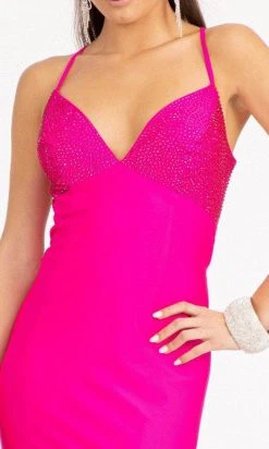Elizabeth K GL3035 - Lace Up Back Mermaid Prom Dress 18 Elizabeth K GL3035 - Lace Up Back Mermaid Prom Dress