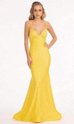Elizabeth K GL3035 - Lace Up Back Mermaid Prom Dress 26 Elizabeth K GL3035 - Lace Up Back Mermaid Prom Dress