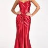Elizabeth K GL3044 - Draped Satin Mermaid Prom Dress 1 Elizabeth K GL3044 - Draped Satin Mermaid Prom Dress